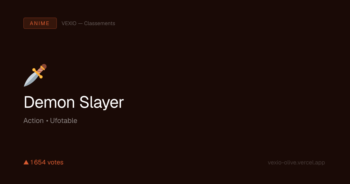 Demon Slayer — VEXIO | VEXIO